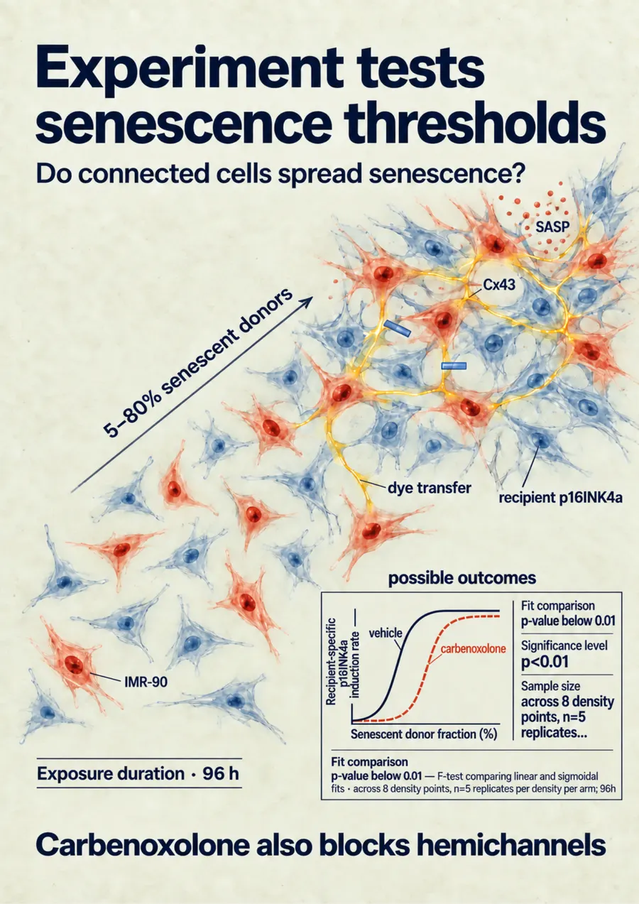 Poster: Experiment tests senescence thresholds