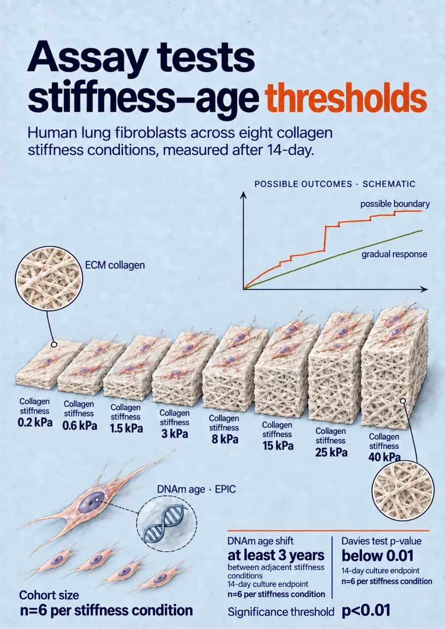 Poster: Assay tests stiffness–age thresholds