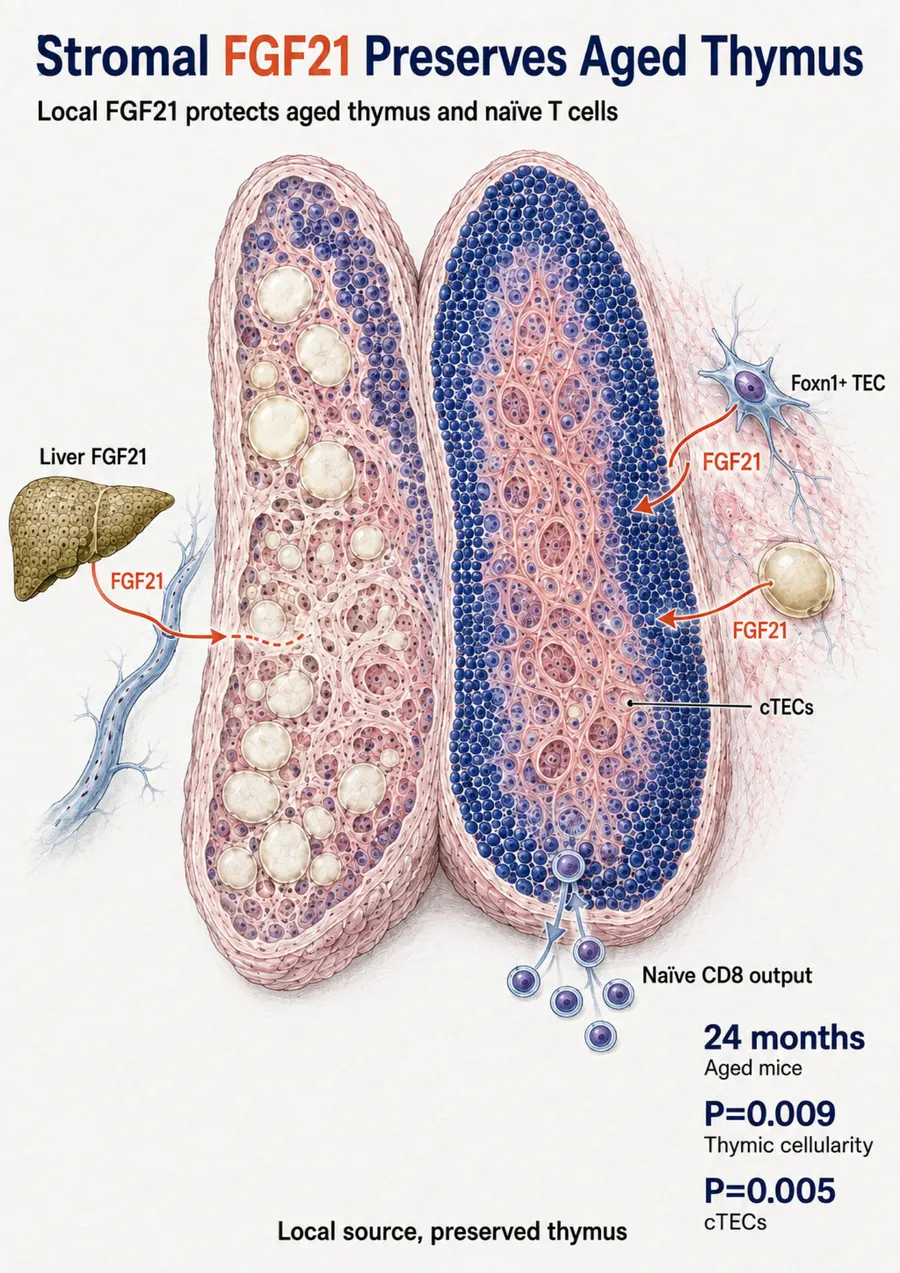 Poster: Stromal FGF21 Preserves Aged Thymus