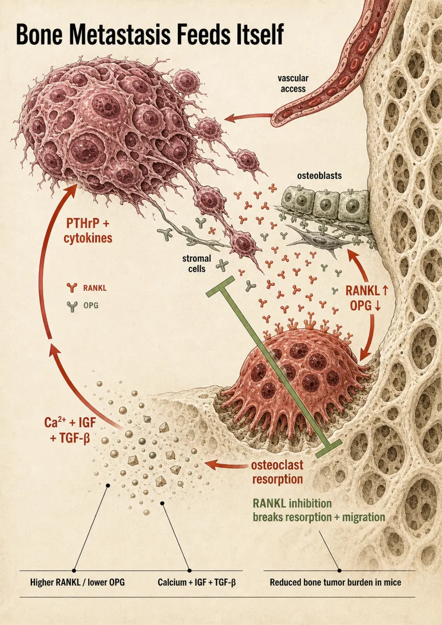 Poster: Bone Metastasis Feeds Itself
