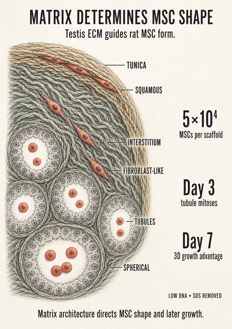 Poster: Matrix Determines MSC Shape