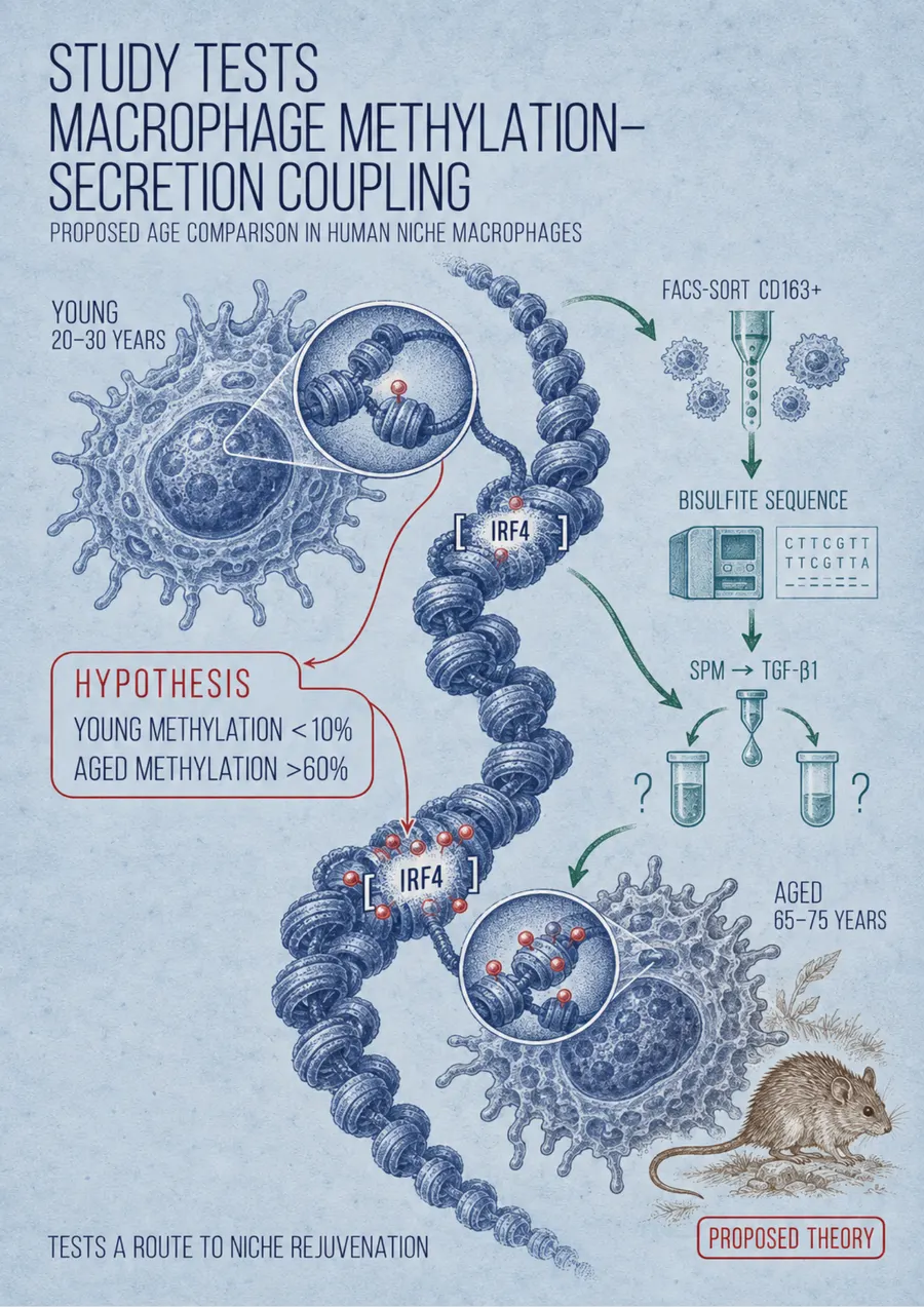 Poster: Study tests macrophage methylation–secretion coupling