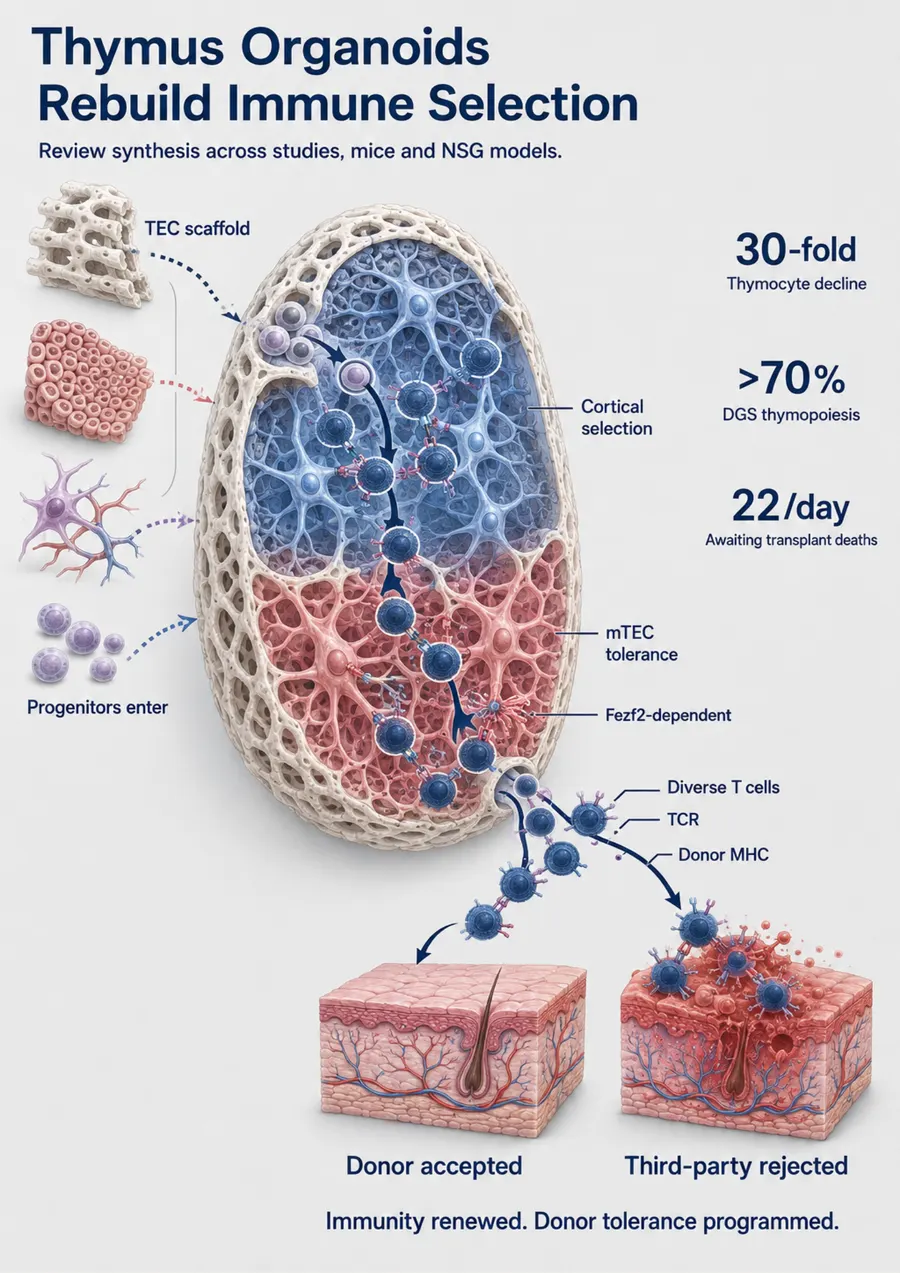 Poster: Thymus Organoids Rebuild Immune Selection