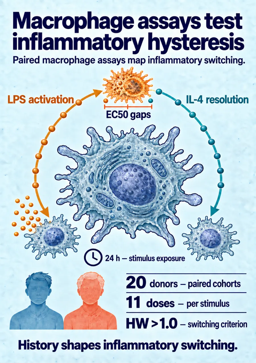 Poster: Macrophage assays test inflammatory hysteresis